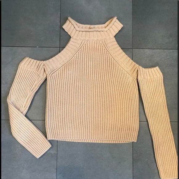 Bardot Cold Shoulder Sweater - Picture 2 of 10